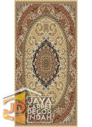 Karpet Permadani Solomon 700 Reeds Shahpasand Beige 3652 ukuran 100x150, 150x225, 200x300, 250x350, 300x400